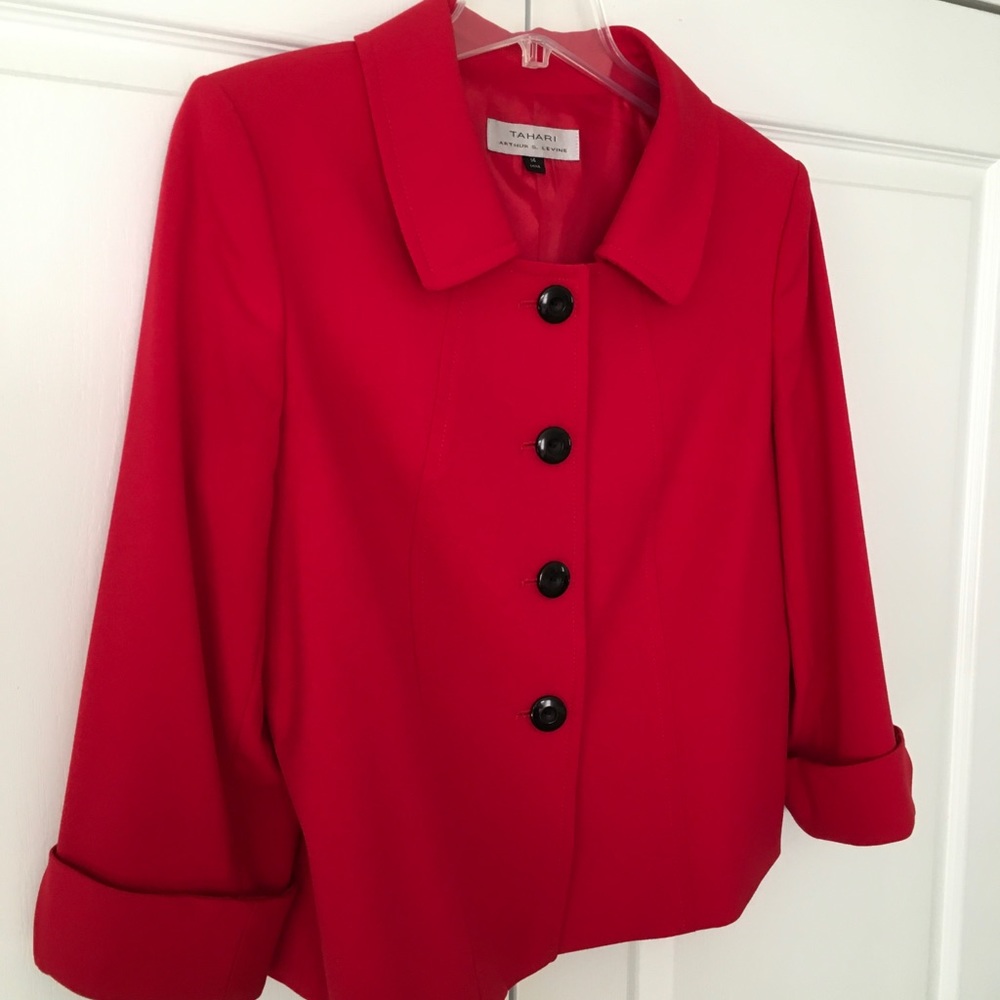 Red jacket